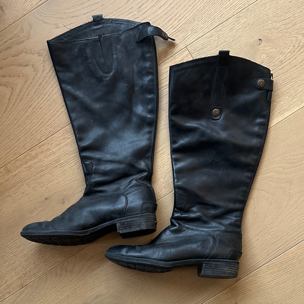 Sam Edelman Black Heeled Boots